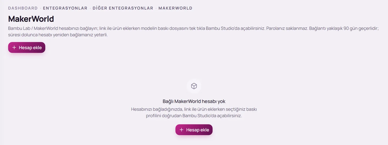 MakerWorld sayfası