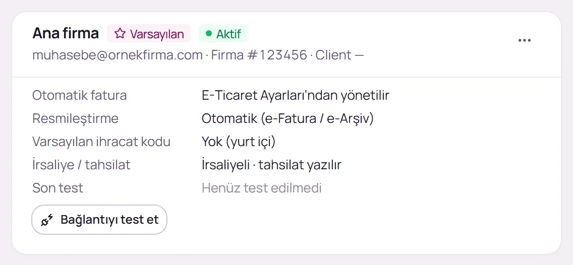 Kaydedilmiş Paraşüt bağlantı kartı