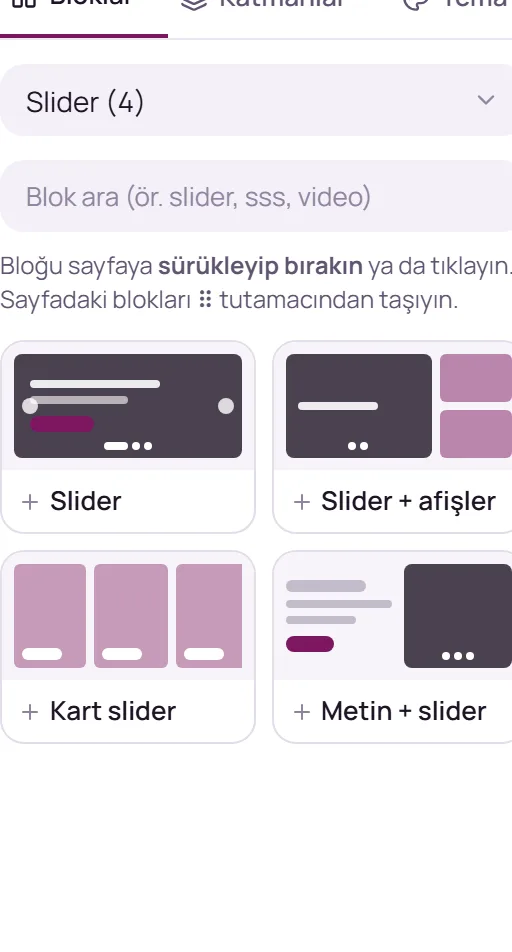 Sol menüde Site Yönetimi, E-Ticaret Sitelerim seçimi
